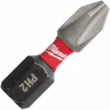 Набор бит Milwaukee SHOCKWAVE, PH2, 25мм, 2шт (4932430852) - Image 1