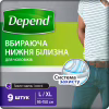 Подгузники для взрослых Depend Трусики для мужчин L/XL (5029053560748_5029053539744) - Image 1