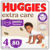 Подгузники Huggies Extra Care Размер 4 (9-14 кг) Pants Box 80 шт (5029053582405) - Image 1