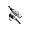 Дата кабель USB 2.0 AM to USB-C 0.5m 3A US284 90° corner black Ugreen (50940) - Image 1