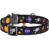 Ошейник для животных WAUDOG Nylon с QR паспортом NASA металлическая пряжка-фастекс S (5119) - Image 2