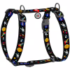 Шлей для собак WAUDOG Nylon с QR паспортом анатомическая H-образная "NASA" M (5542) - Image 1