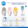 Поїльник-непроливайка Canpol babies Exotic Animals з трубочкою і обтяжувачем 270 мл Рожева (56/606_pin) - Image 5