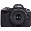 Цифровой фотоаппарат Canon EOS R50 + RF-S 18-45 IS STM Black (5811C033) - Image 1