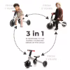 Дитячий велосипед Kinderkraft 3 в 1 4TRIKE Silver Grey (KR4TRI22GRY0000) (5902533922413) - Image 12