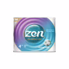Туалетная бумага Zen Premium Care Relaxing White 3 слоя 4 рулона (5944582100176) - Image 1