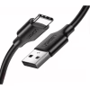 Дата кабель USB 2.0 AM to USB-C 2.0m US287 Black Ugreen (60118) - Image 1
