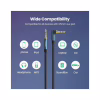 Кабель мультимедийный 3.5mm M to 3.5mm M 1.0m 90° corner AV112 blue Ugreen (60179) - Image 3