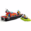 Конструктор LEGO City Лодка пожарной бригады 144 детали (60373) - Image 4