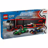 Конструктор LEGO City Грузовик F1 с автомобилями RB20 и AMR24 (60445) - Image 1