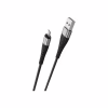 Дата кабель USB 2.0 AM to Lightning 1.0m 2.4A nylon BX32 black BOROFONE (6931474710413) - Image 2
