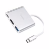 Концентратор HOCO USB-C to USB3.0+HDMI+PD HB14 Silver (6931474725790) - Image 2