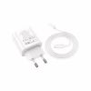 Зарядний пристрій HOCO C80A Plus Rapido 1xUSB-C PD20W + 1xUSB QC3.0 + cable USB-C to Lightning White (6931474779892) - Image 4
