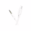 Кабель мультимедийный Lightning to 3.5mm M 1.0m white BOROFONE (6941991101052) - Image 1