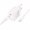 Зарядний пристрій BOROFONE BN26 Fuente USB-C PD20W + cable USB-C to USB-C White (6941991120251) - Image 3