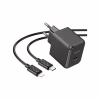 Зарядное устройство HOCO CS13A Ocean USB-C PD20W + cable USB-C to Lightning Black (6942007603829) - Image 1