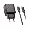Зарядний пристрій HOCO CS22A Value USB-C PD30W + cable USB-C to Lightning Black (6942007609920) - Image 2
