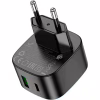 Зарядний пристрій HOCO CS32A Rise 1xUSB-C PD20W + 1xUSB QC3.0 Black (6942007617451) - Image 6