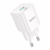 Зарядний пристрій HOCO C147A Charm 1xUSB-C PD20W + 1xUSB QC3.0 White (6942007630276) - Image 4