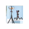 Штатив RTAKO C03 Octopus Extendable Tripod Selfie Stick (with Detachable Phone Holder) Black (6942063212416) - Image 8