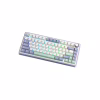 Клавіатура Aula F75 Gasket Greywood V3 switch Hot-Swap PBT Wireless/Bluetooth/USB White (6948391208640) - Image 5
