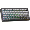 Клавіатура Aula F75 Gasket Reaper Switch Hot-Swap RGB Bluetooth/Wireless/USB UA Black/Grey (6948391209913) - Image 2