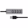 Концентратор HOCO USB 2.0 to 4xUSB Line machine HB1 Tarnish (6957531038139) - Image 2