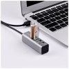 Концентратор HOCO USB 2.0 to 4xUSB Line machine HB1 Tarnish (6957531038139) - Image 5
