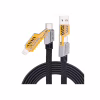 Дата кабель USB-C + USB-A to Lightning+USB-C 1.0m 65W X207 black WUW (6972573336524) - Image 2