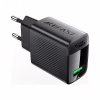Зарядний пристрій Acefast USB-A 20W + Type-C cable A90 Fast Charger Black (6974316280064) - Image 1