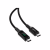 Дата кабель USB-C to USB-C 2.0m 100W with display C6-03 Acefast (6974316281054) - Image 2