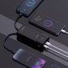 Батарея універсальна Dudao K15Pro 20000mAh PD/22.5W, QC, with built-in cables, Black (6977196682430) - Image 5