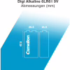 Батарейка Camelion Крона 6LR61 9V Digi Alkaline * 1 (6LR61-BP1DG) - Image 4