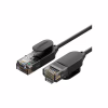 Патч-корд 1м, U/UTP CAT 6A Copper Ethernet Cable тонкий(діаметр 2.8мм) NW122 Black Ugreen (70332) - Image 1