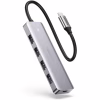 Концентратор Ugreen CM219 HUB Type-C to 4xUSB with USB-C Power Port (Gray) (70336) - Image 1