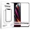 Скло захисне BeCover Nubia V70 Design Black (713455) - Image 1