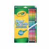 Фломастери Crayola Supertips (washable), 50 шт (7555) - Image 1