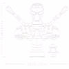Конструктор LEGO Super Heroes Погруддя Залізної Людини-Павука (76326) - Image 7