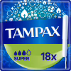 Тампони Tampax Super з аплікатором 18 шт. (8006540716625) - Image 1