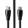 Кабель мультимедийный HDMI M to HDMI M 2.0m braided HD140 black Ugreen (80403) - Image 2