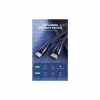 Кабель мультимедийный HDMI M to HDMI M 2.0m braided HD140 black Ugreen (80403) - Image 3