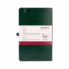 Блокнот Axent Partner Lux 125х195 мм 96 аркушів у клітинка Зелений (8202-04-A) - Image 3