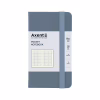 Книга записна Axent Partner 95x140 мм, 96 аркушів, клітинка, сіра (8301-62-A) - Image 1