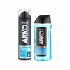 Набор косметики ARKO Men Cool Пена для бритья 200 мл + Гель для душа 260 мл (8690506546717) - Image 2