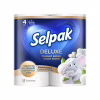 Туалетная бумага Selpak Deluxe 3 слоя 4 рулона (8690530046566) - Image 1