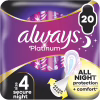 Гігієнічні прокладки Always Platinum Secure Night Розмір 4 20 шт. (8700216186797) - Image 1