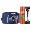 Набір косметики Gillette Бритва ProGlide з 1 змінним лезом + Гель для гоління Fusion5 200 мл + Підставка + Косметичка (8700216534420) - Image 1