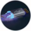 Дата кабель USB 2.0 AM to Micro 5P 1.0m GrayLED backlight Defender (87554) - Image 4