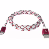 Дата кабель USB 2.0 AM to Micro 5P 1.0m RedLED backlight Defender (87556) - Image 2