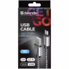 Дата кабель USB 2.0 AM to Micro 5P 1.0m USB08-03T PRO white Defender (87803) - Image 4